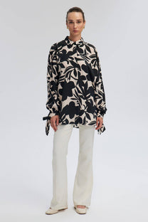 Camicia oversize con dettaglio ai polsini