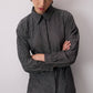 Completo camicia e pantaloni testurizzati effetto stropicciato