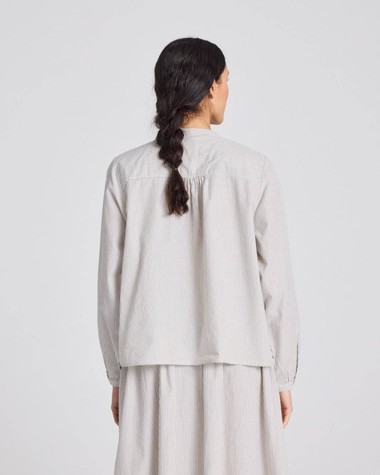 Camicia Vilda a Righe in Cotone Biologico