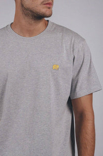 T-shirt Essential Organic Grigio Melange