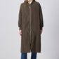 Cappotto leggero lungo con zip