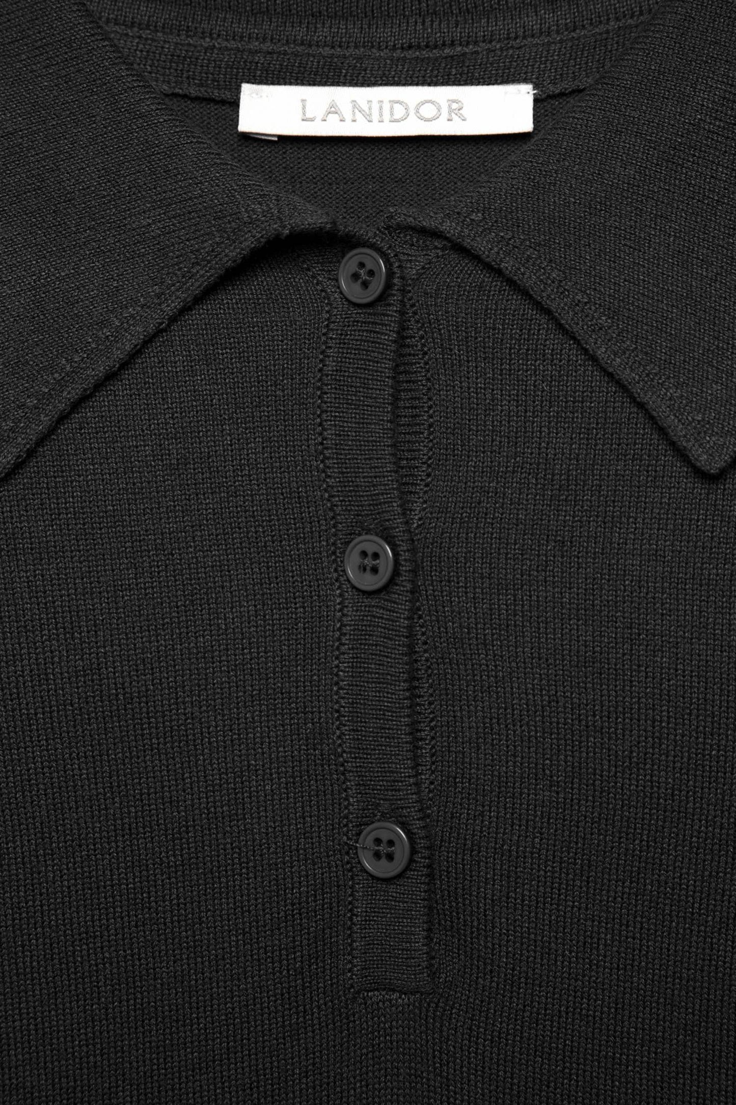 Polo basic a maniche lunghe tinta unita