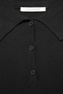 Polo basic a maniche lunghe tinta unita
