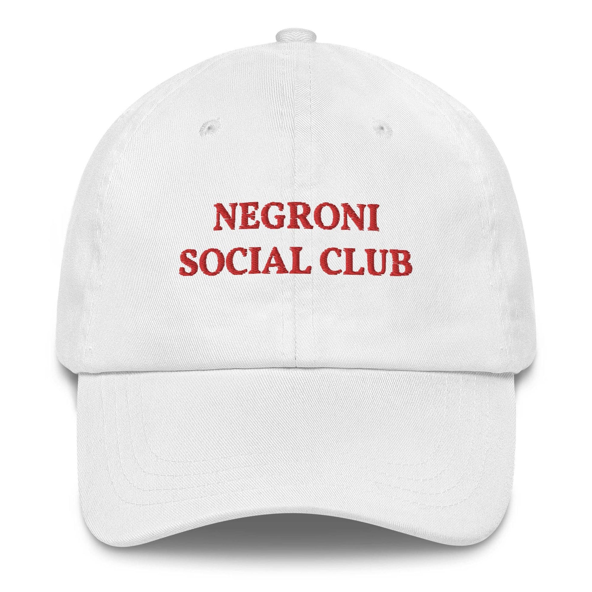 Cappellino da baseball ricamato Negroni Social Club