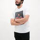 T-shirt unisex in cotone biologico con stampa fotografica divertente
