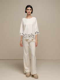 Maglia donna morbida con paillettes