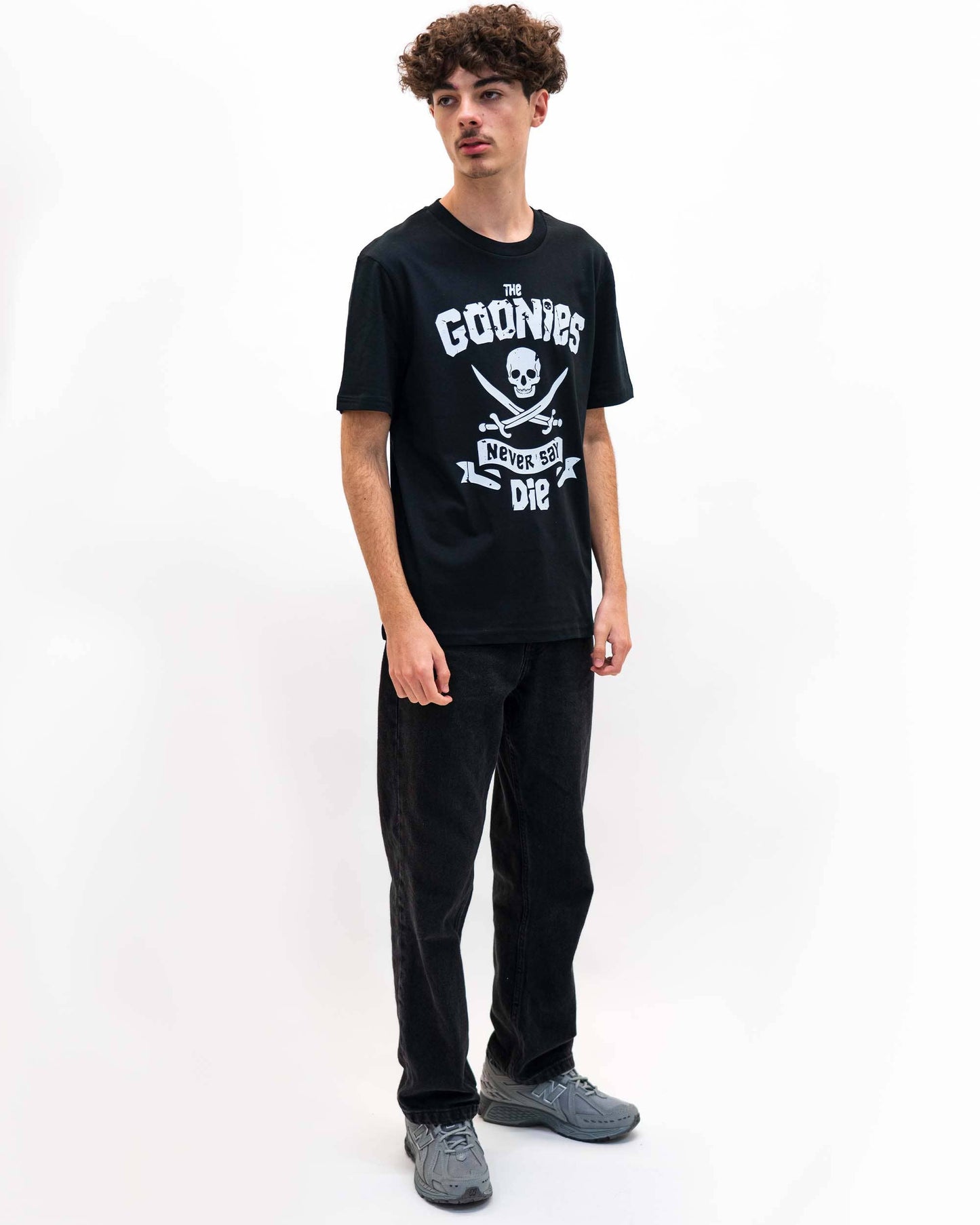 T-shirt The Goonies “Never Say Die” in cotone biologico