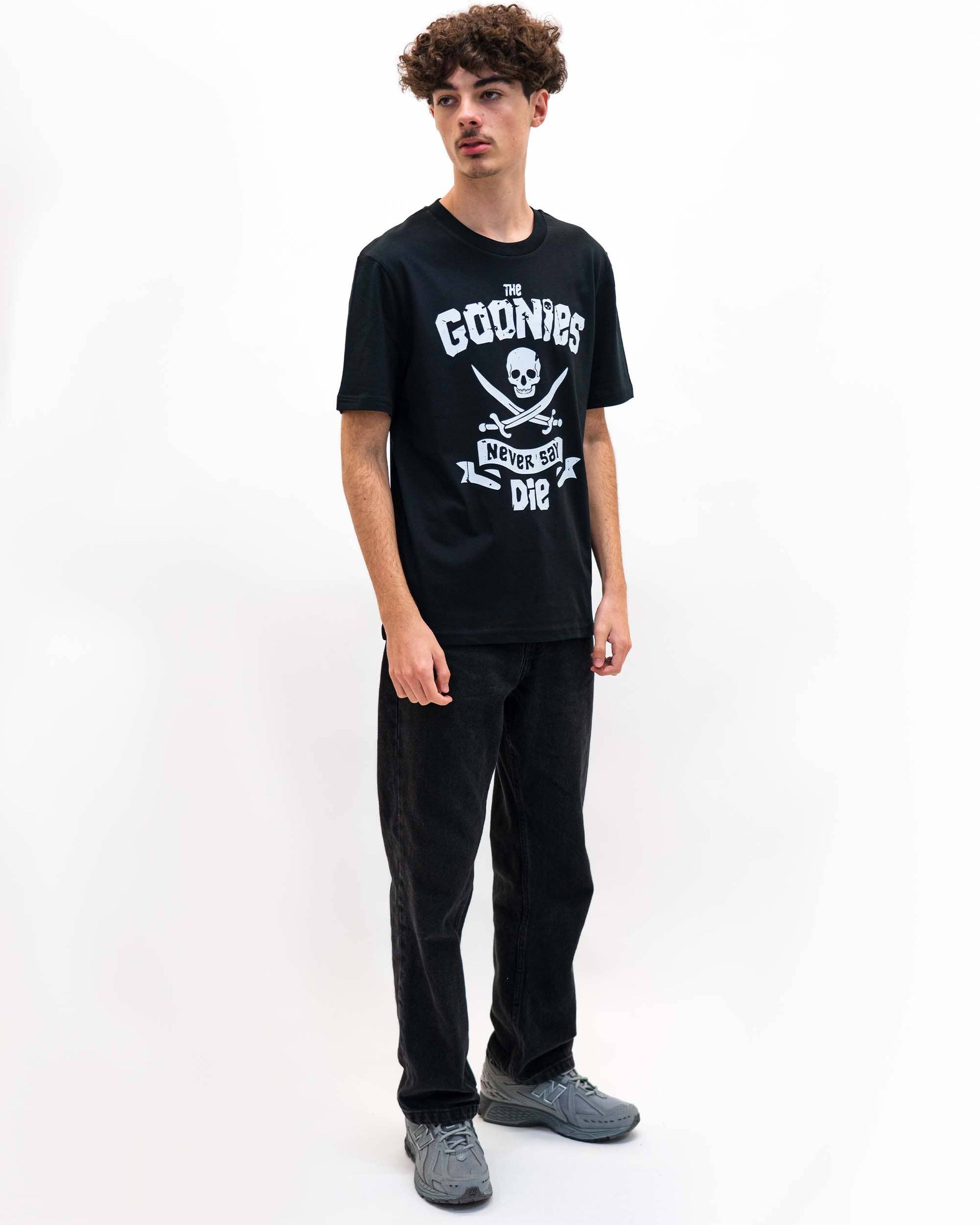 T-shirt The Goonies “Never Say Die” in cotone biologico