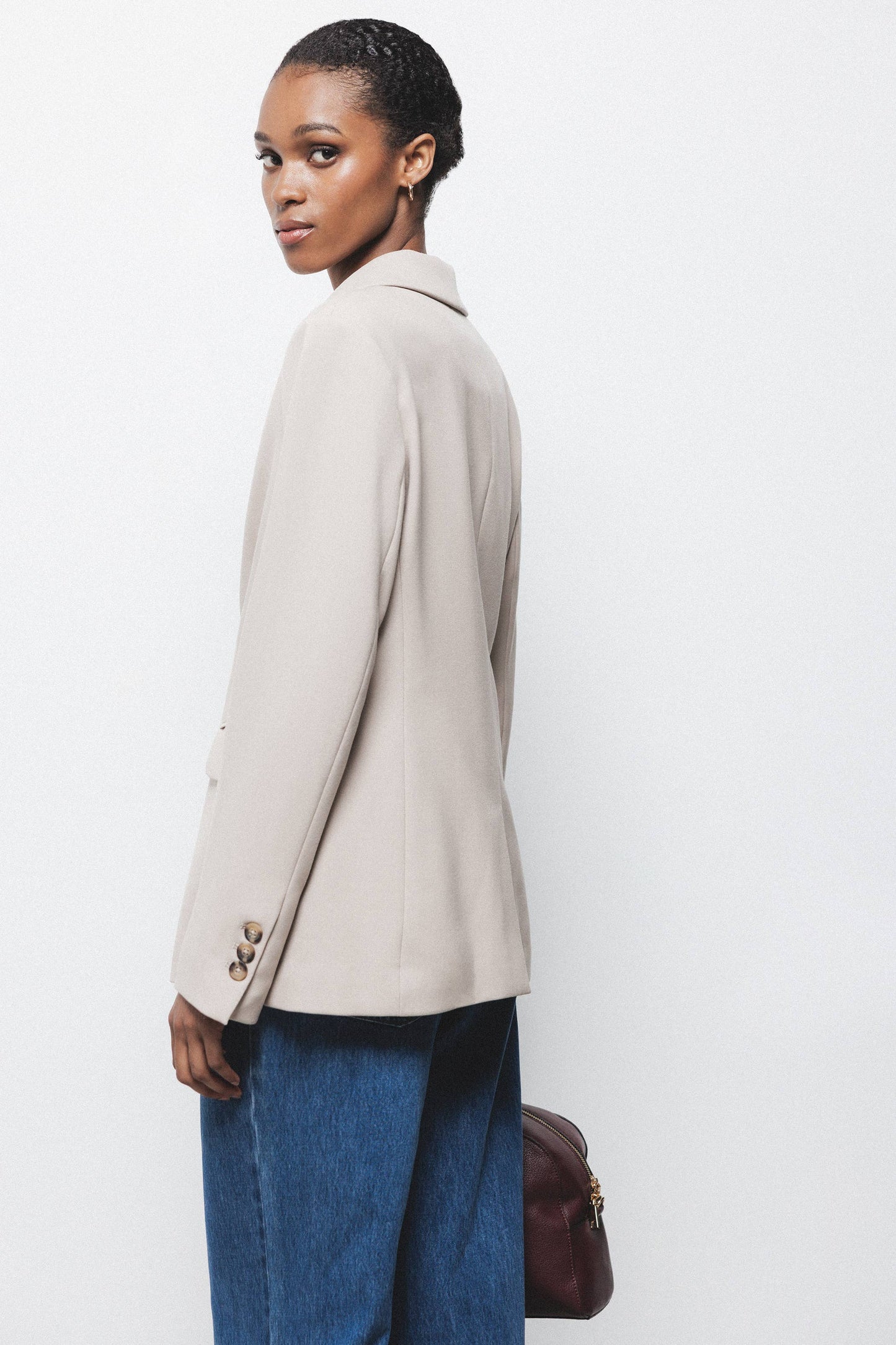Blazer monopetto minimal da donna