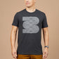 T-shirt uomo Side Winder nera