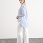 Camicia lunga in cotone elasticizzato