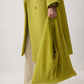 Borsa shopper in peluche verde
