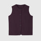Gilet sartoriale donna Zola color vino