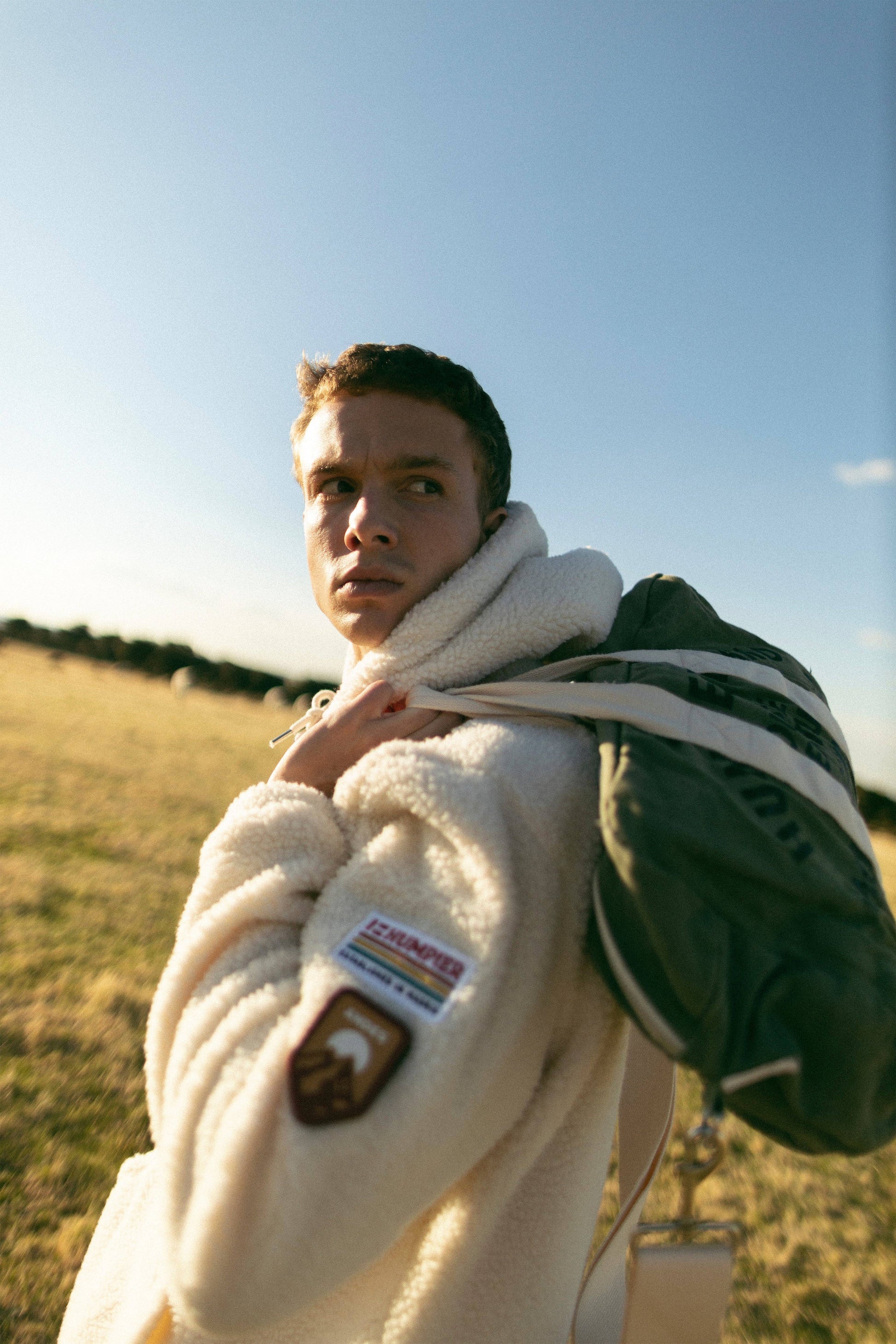 Felpa hoodie Snugger in poliestere riciclato