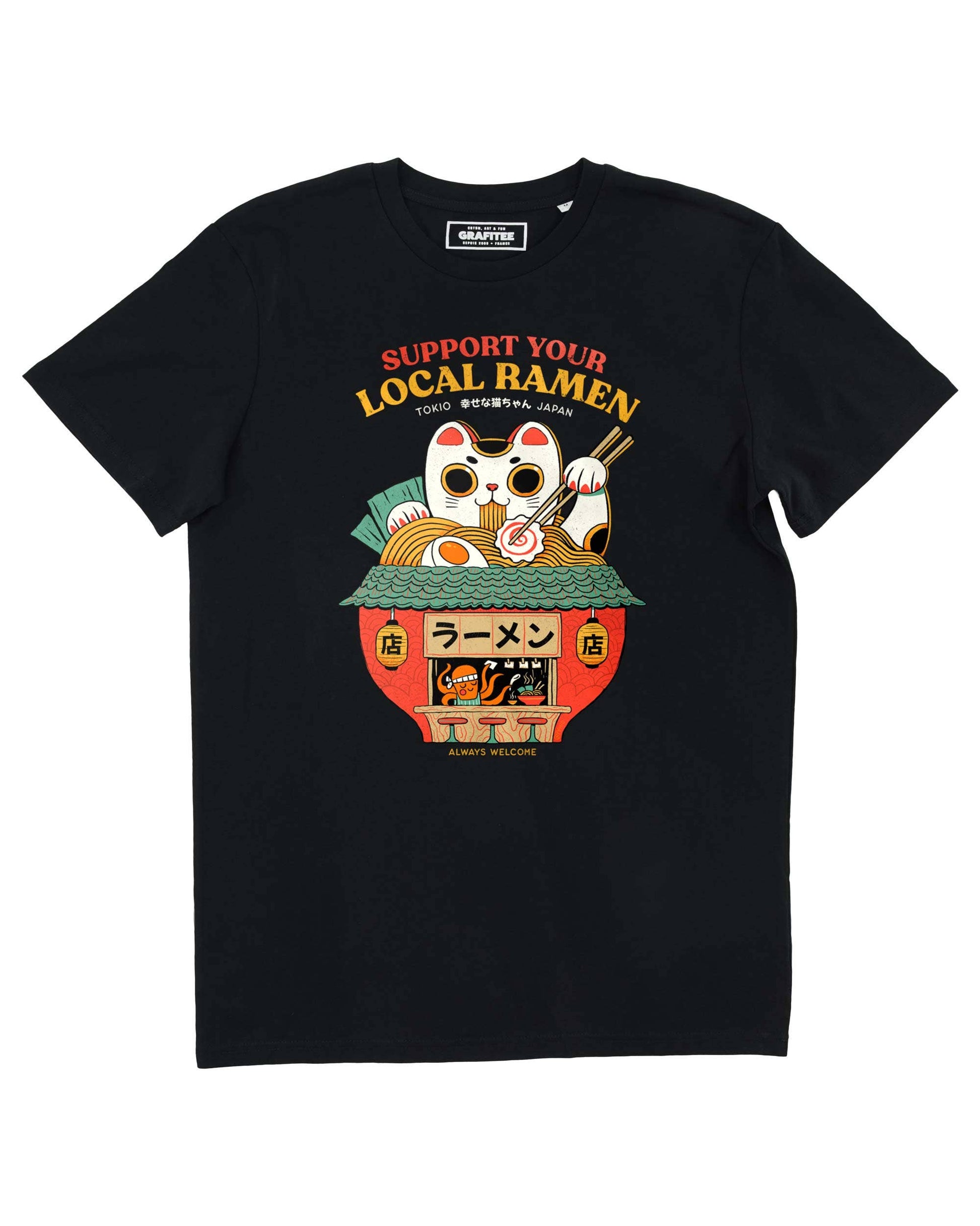 T-shirt unisex "Support Your Local Ramen" kawaii