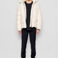 Piumino Eco Shearling con Cappuccio Rimovibile