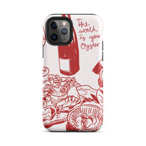 Custodia resistente per iPhone “The World Is Your Oyster”