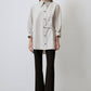 Camicia oversize con cintura asimmetrica
