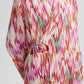 Kimono avvolgente fantasia in misto cotone