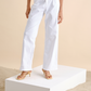 Pantaloni wide leg Clutch in cotone stretch