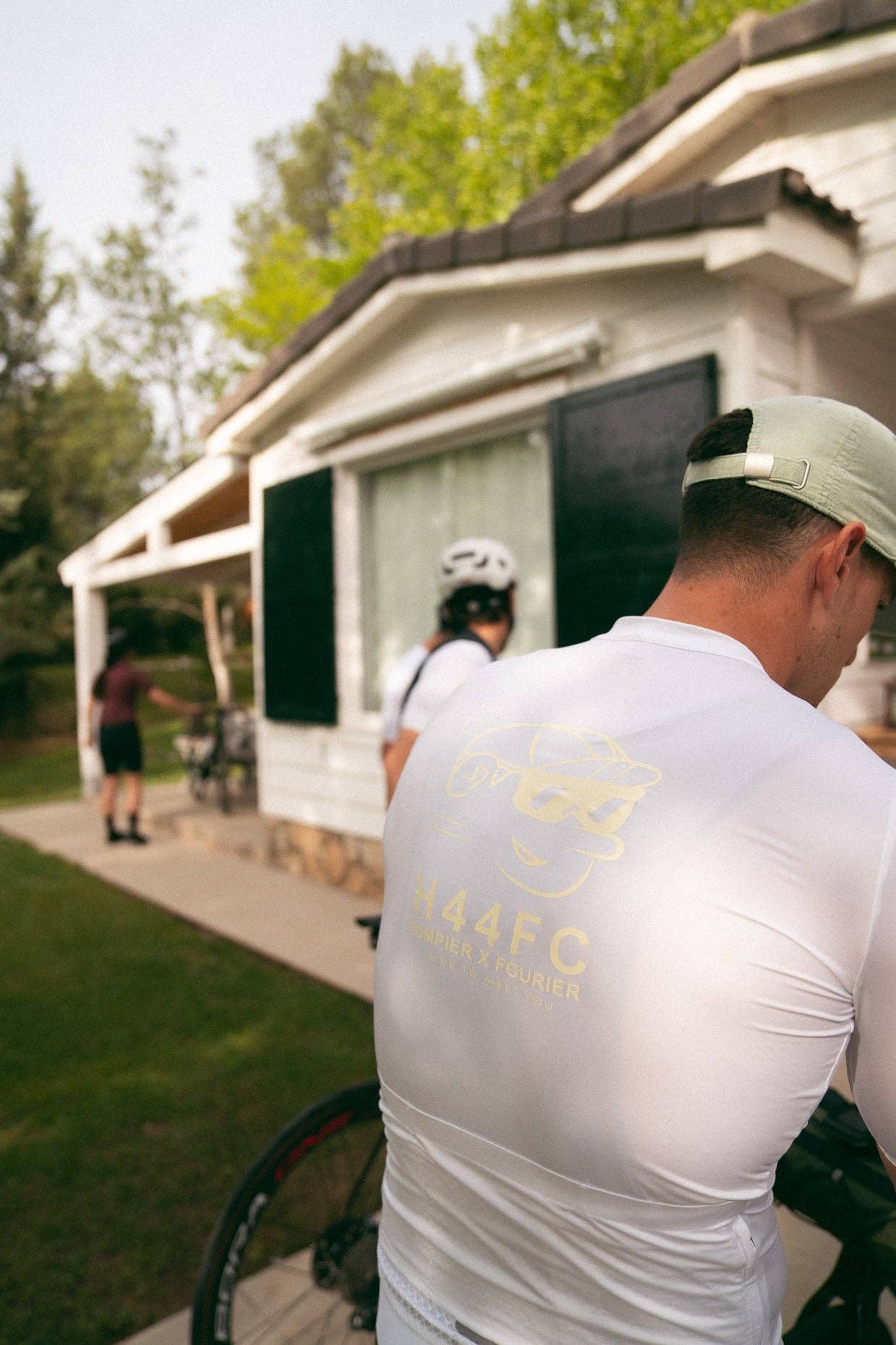 Maglia ciclismo bianca Series 3