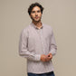 Camicia uomo a quadri in cotone misto