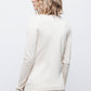Maglione in maglia rasata con scollo a V