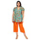 Camicetta estiva boho in voile di cotone a maniche corte
