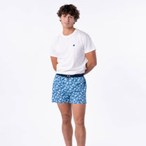 Boxer uomo in cotone biologico con fantasia pinguini