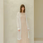 Cardigan maxi all’uncinetto in cotone