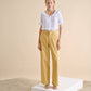 Pantaloni wide leg Clutch in cotone stretch