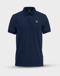 Polo blu navy antimacchia