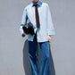 Camicia oversize con maniche a kimono