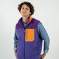 Gilet Sherpa Unisex Senza Maniche con Zip in Poliestere Riciclato