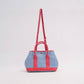 Borsa a mano effetto denim con tracolla