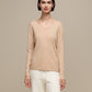 Maglione in maglia da donna con scollo a V