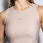 Top beige antimacchia in lycra