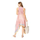 Kimono estivo smanicato midi in cotone