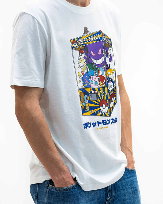 T-shirt Pokémon Claw Machine in cotone biologico