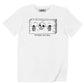 T-shirt unisex in cotone biologico con stampa scheletro “Not Bad”