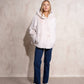 Cappotto corto in eco pelliccia con cappuccio