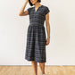 Abito midi Ira in tweed spigato crepuscolo