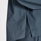 Camicia corta Bella in popeline di cotone biologico blu denim
