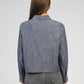 Camicia in denim Stelia con ricami e paillettes