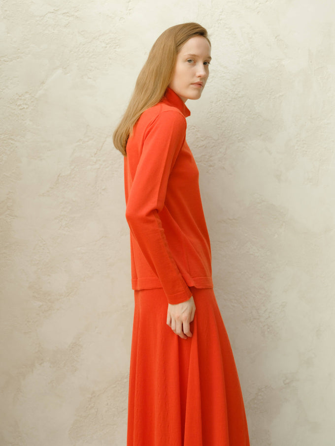 Dolcevita in lana merino extra fine da donna