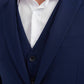 Abito uomo tre pezzi blu
