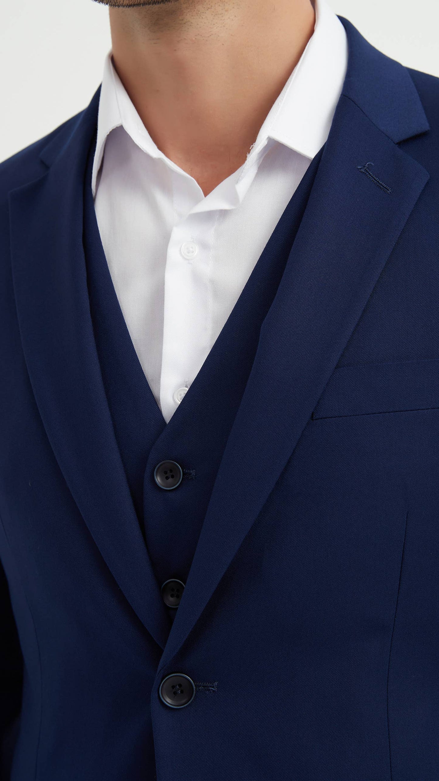 Abito uomo tre pezzi blu