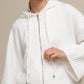 Cappotto donna trapuntato con cappuccio e zip