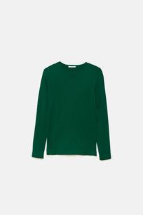 Maglione in maglia rasata girocollo