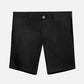 Pantaloncini elasticizzati neri in cotone
